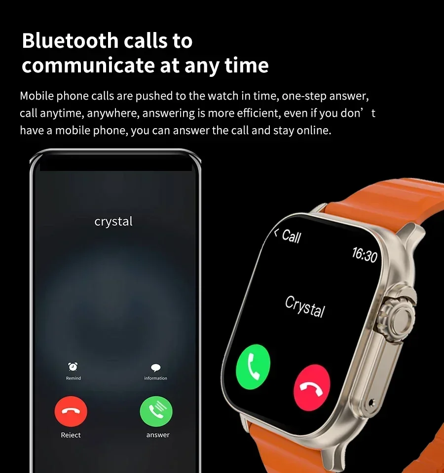 New Series 9 Watch PK HK8 PRO  - Smartwatch New Watches For Men recension och pris