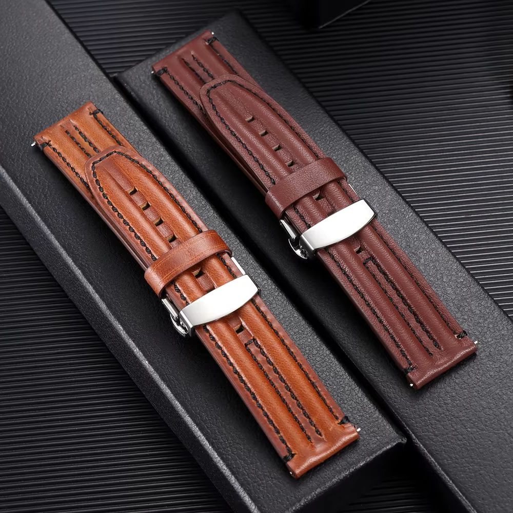 20mm 22mm Genuine Cowhide Watc - Seiko Watches Smartwatch recension och pris