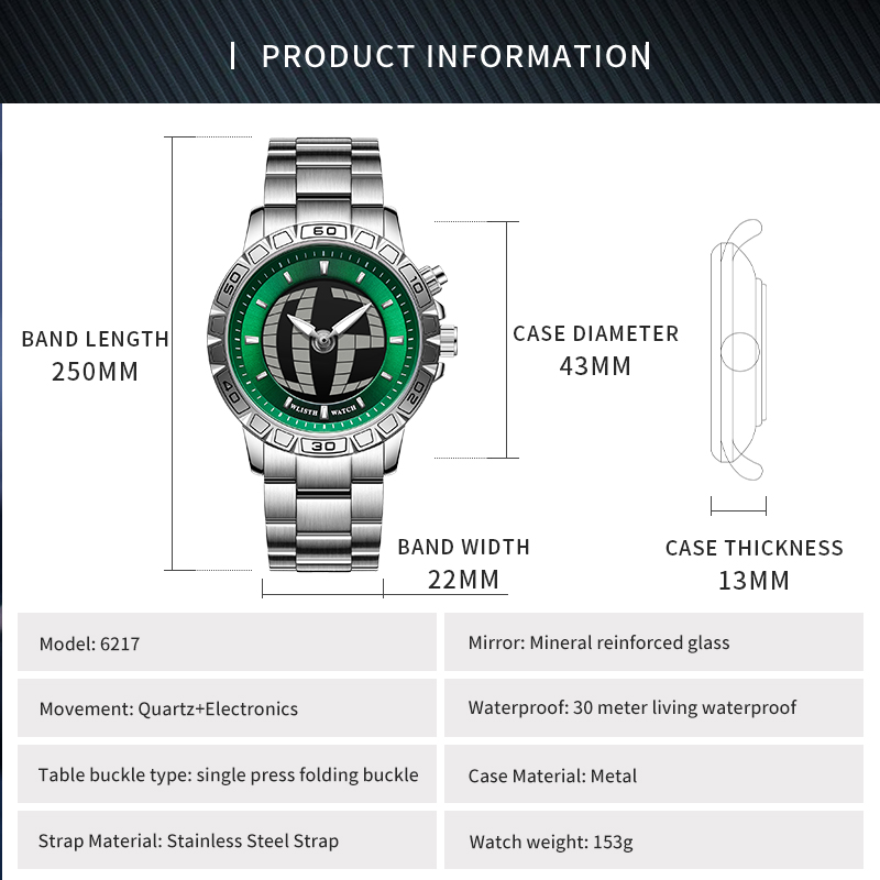 Luxury Business Man watch Digi - Smartwatch Watches For Men Digital recension och pris