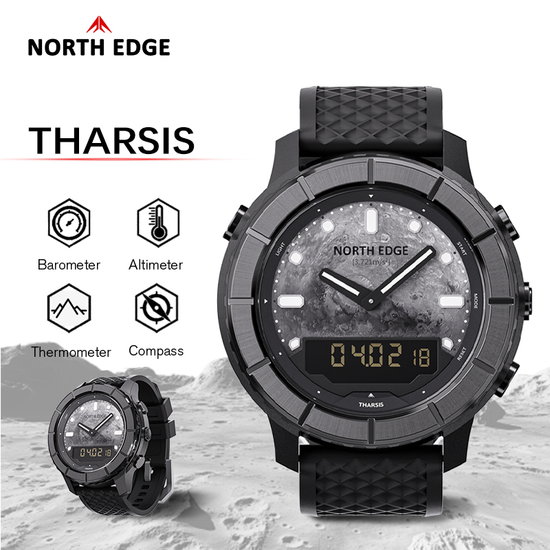 NORTH EDGE THARSIS Men Carbon  - Altimeter Compass Watch recension och pris