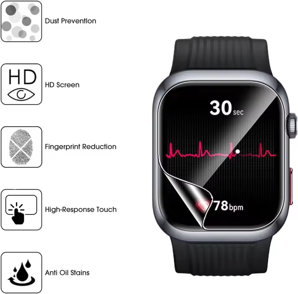 3pcs TPU Hydrogel Films for Hu - Smartwatch Watch Huawei recension och pris