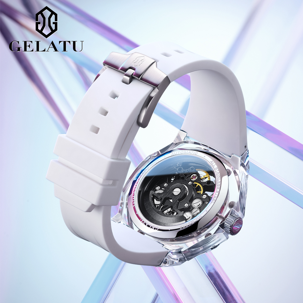 GELATU 8002 Automatic Mechanic - Leather Watch Strap recension och pris