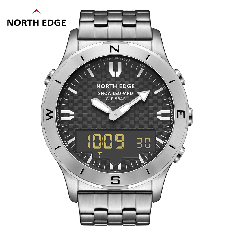NORTH EDGE Men's Sports Digita - Altimeter Compass Watch recension och pris